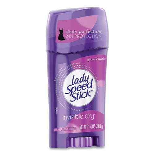 Lady Speed Stick® wholesale. Invisible Dry Antiperspirant, Fresh, 1.4 Oz, White, 12-carton. HSD Wholesale: Janitorial Supplies, Breakroom Supplies, Office Supplies.