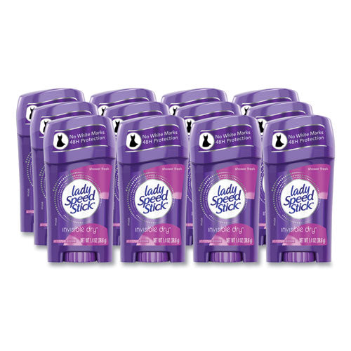 Lady Speed Stick® wholesale. Invisible Dry Antiperspirant, Fresh, 1.4 Oz, White, 12-carton. HSD Wholesale: Janitorial Supplies, Breakroom Supplies, Office Supplies.