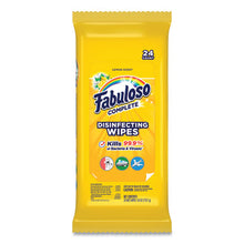 Load image into Gallery viewer, Fabuloso® wholesale. Fabuloso® Multi Purpose Wipes, Lemon, 7 X 7, 24-pack, 12 Packs-carton. HSD Wholesale: Janitorial Supplies, Breakroom Supplies, Office Supplies.