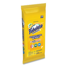 Load image into Gallery viewer, Fabuloso® wholesale. Fabuloso® Multi Purpose Wipes, Lemon, 7 X 7, 24-pack, 12 Packs-carton. HSD Wholesale: Janitorial Supplies, Breakroom Supplies, Office Supplies.