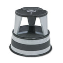 Cramer® wholesale. Kik-step Steel Step Stool, 2-step, 350 Lb Capacity, 16" Dia. X 14.25h, Slate. HSD Wholesale: Janitorial Supplies, Breakroom Supplies, Office Supplies.
