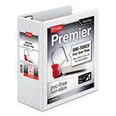 Cardinal® wholesale. Premier Easy Open Clearvue Locking Slant-d Ring Binder, 3 Rings, 4" Capacity, 11 X 8.5, White. HSD Wholesale: Janitorial Supplies, Breakroom Supplies, Office Supplies.