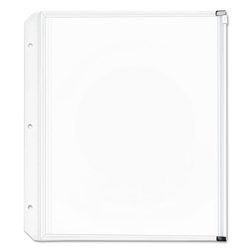 Cardinal® wholesale. Expanding Zipper Binder Pockets, 11 X 8 1-2, Clear, 3-pack. HSD Wholesale: Janitorial Supplies, Breakroom Supplies, Office Supplies.