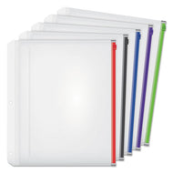 Cardinal® wholesale. Expanding Zipper Binder Pocket, 11 X 8.5, Assorted Colors, 5-pack. HSD Wholesale: Janitorial Supplies, Breakroom Supplies, Office Supplies.