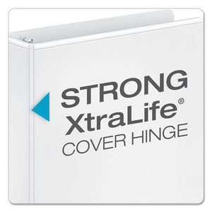 Cardinal® wholesale. Performer Clearvue Slant-d Ring Binder, 3 Rings, 1.5" Capacity, 11 X 8.5, White. HSD Wholesale: Janitorial Supplies, Breakroom Supplies, Office Supplies.