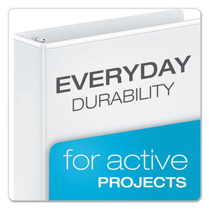 Cardinal® wholesale. Performer Clearvue Slant-d Ring Binder, 3 Rings, 2" Capacity, 11 X 8.5, White. HSD Wholesale: Janitorial Supplies, Breakroom Supplies, Office Supplies.