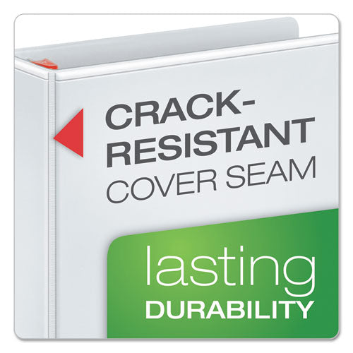 Cardinal® wholesale. Xtralife Clearvue Non-stick Locking Slant-d Ring Binder, 3 Rings, 1" Capacity, 11 X 8.5, White. HSD Wholesale: Janitorial Supplies, Breakroom Supplies, Office Supplies.