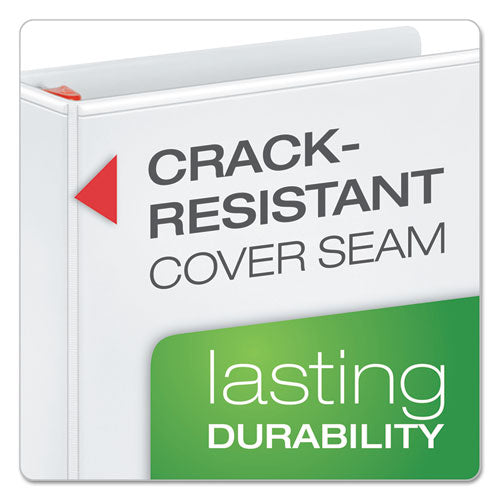 Cardinal® wholesale. Xtralife Clearvue Non-stick Locking Slant-d Ring Binder, 3 Rings, 1.5" Capacity, 11 X 8.5, White. HSD Wholesale: Janitorial Supplies, Breakroom Supplies, Office Supplies.