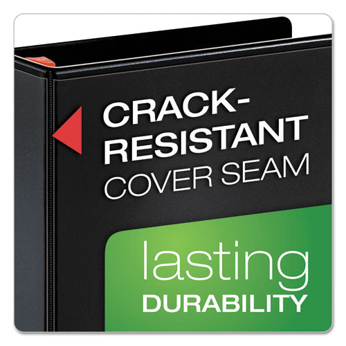 Cardinal® wholesale. Xtralife Clearvue Non-stick Locking Slant-d Ring Binder, 3 Rings, 4" Capacity, 11 X 8.5, Black. HSD Wholesale: Janitorial Supplies, Breakroom Supplies, Office Supplies.