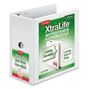 Cardinal® wholesale. Xtralife Clearvue Non-stick Locking Slant-d Ring Binder, 3 Rings, 6" Capacity, 11 X 8.5, White. HSD Wholesale: Janitorial Supplies, Breakroom Supplies, Office Supplies.