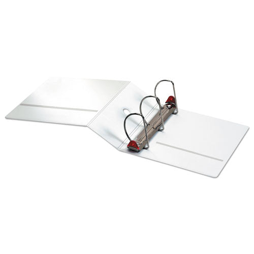 Cardinal® wholesale. Treated Clearvue Locking Slant-d Ring Binder, 3 Rings, 5" Capacity, 11 X 8.5, White. HSD Wholesale: Janitorial Supplies, Breakroom Supplies, Office Supplies.