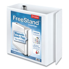 Load image into Gallery viewer, Cardinal® wholesale. Freestand Easy Open Locking Slant-d Ring Binder, 3 Rings, 5&quot; Capacity, 11 X 8.5, White. HSD Wholesale: Janitorial Supplies, Breakroom Supplies, Office Supplies.