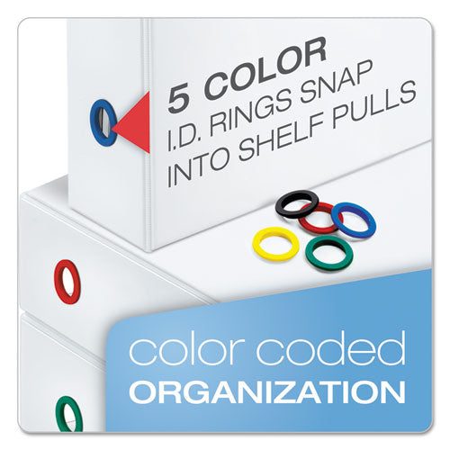 Cardinal® wholesale. Freestand Easy Open Locking Slant-d Ring Binder, 3 Rings, 5" Capacity, 11 X 8.5, White. HSD Wholesale: Janitorial Supplies, Breakroom Supplies, Office Supplies.