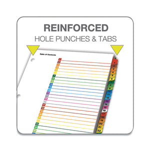 Cardinal® wholesale. Onestep Printable Table Of Contents And Dividers, 31-tab, 1 To 31, 11 X 8.5, White, 1 Set. HSD Wholesale: Janitorial Supplies, Breakroom Supplies, Office Supplies.