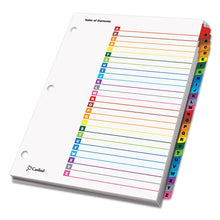 Load image into Gallery viewer, Cardinal® wholesale. Onestep Printable Table Of Contents And Dividers, 26-tab, A To Z, 11 X 8.5, White, 1 Set. HSD Wholesale: Janitorial Supplies, Breakroom Supplies, Office Supplies.