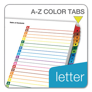 Cardinal® wholesale. Onestep Printable Table Of Contents And Dividers, 26-tab, A To Z, 11 X 8.5, White, 1 Set. HSD Wholesale: Janitorial Supplies, Breakroom Supplies, Office Supplies.