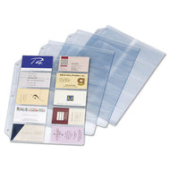 Cardinal® wholesale. Business Card Refill Pages, Holds 200 Cards, Clear, 20 Cards-sheet, 10-pack. HSD Wholesale: Janitorial Supplies, Breakroom Supplies, Office Supplies.