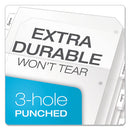 Cardinal® wholesale. Poly Ring Binder Pockets, 11 X 8.5, Clear, 5-pack. HSD Wholesale: Janitorial Supplies, Breakroom Supplies, Office Supplies.