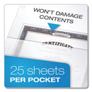 Cardinal® wholesale. Poly Ring Binder Pockets, 11 X 8.5, Clear, 5-pack. HSD Wholesale: Janitorial Supplies, Breakroom Supplies, Office Supplies.