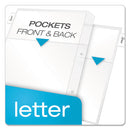 Cardinal® wholesale. Poly Ring Binder Pockets, 11 X 8.5, Clear, 5-pack. HSD Wholesale: Janitorial Supplies, Breakroom Supplies, Office Supplies.