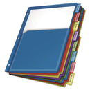 Cardinal® wholesale. Expanding Pocket Index Dividers, 8-tab, 11 X 8.5, Assorted, 1 Set-pack. HSD Wholesale: Janitorial Supplies, Breakroom Supplies, Office Supplies.