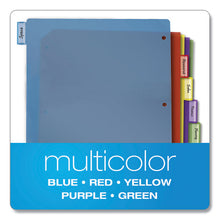 Load image into Gallery viewer, Cardinal® wholesale. Poly Index Dividers, 5-tab, 11 X 8.5, Assorted, 4 Sets. HSD Wholesale: Janitorial Supplies, Breakroom Supplies, Office Supplies.