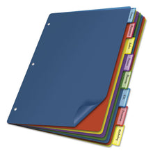 Load image into Gallery viewer, Cardinal® wholesale. Poly Index Dividers, 8-tab, 11 X 8.5, Assorted, 4 Sets. HSD Wholesale: Janitorial Supplies, Breakroom Supplies, Office Supplies.