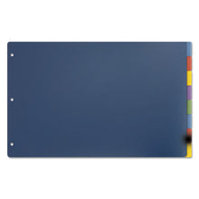 Load image into Gallery viewer, Cardinal® wholesale. Tabloid-size Poly Index Divider, 8-tab, 11 X 17, Assorted, 1 Set. HSD Wholesale: Janitorial Supplies, Breakroom Supplies, Office Supplies.