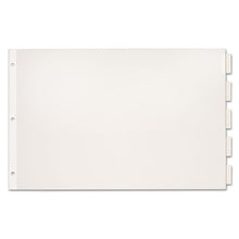 Load image into Gallery viewer, Cardinal® wholesale. Paper Insertable Dividers, 5-tab, 11 X 17, White, 1 Set. HSD Wholesale: Janitorial Supplies, Breakroom Supplies, Office Supplies.