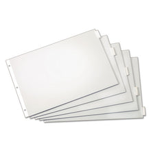 Load image into Gallery viewer, Cardinal® wholesale. Paper Insertable Dividers, 5-tab, 11 X 17, White, 1 Set. HSD Wholesale: Janitorial Supplies, Breakroom Supplies, Office Supplies.