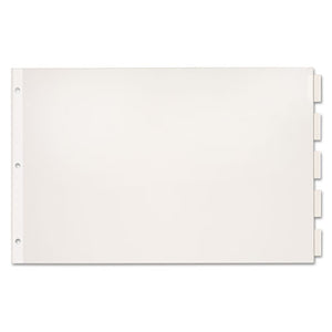 Cardinal® wholesale. Paper Insertable Dividers, 5-tab, 11 X 17, White, 1 Set. HSD Wholesale: Janitorial Supplies, Breakroom Supplies, Office Supplies.