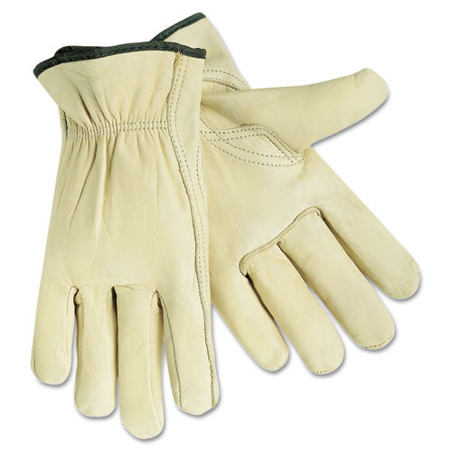 MCR™ Safety wholesale. Full Leather Cow Grain Gloves, X-large, 1 Pair. HSD Wholesale: Janitorial Supplies, Breakroom Supplies, Office Supplies.