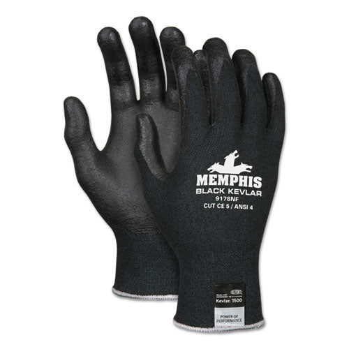 MCR™ Safety wholesale. Kevlar Gloves 9178nf, Kevlar-nitrile Foam, Black, X-large. HSD Wholesale: Janitorial Supplies, Breakroom Supplies, Office Supplies.