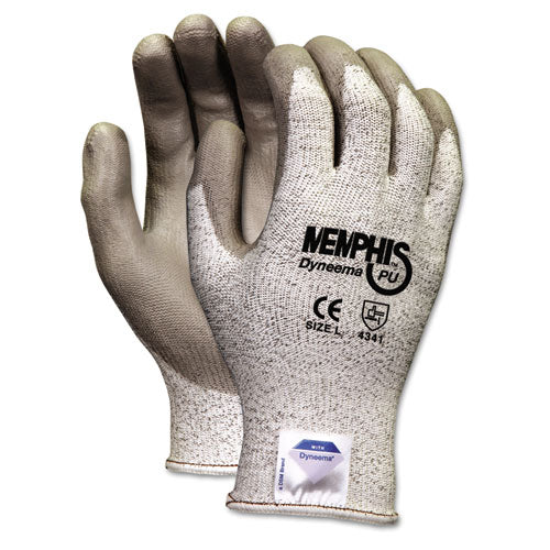 MCR™ Safety wholesale. Memphis Dyneema Polyurethane Gloves, Large, White-gray, Pair. HSD Wholesale: Janitorial Supplies, Breakroom Supplies, Office Supplies.