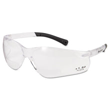 Load image into Gallery viewer, MCR™ Safety wholesale. Bearkat Magnifier Safety Glasses, Clear Frame, Clear Lens. HSD Wholesale: Janitorial Supplies, Breakroom Supplies, Office Supplies.