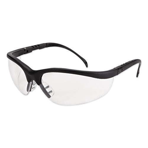 MCR™ Safety wholesale. Klondike Safety Glasses, Matte Black Frame, Clear Lens, 12-box. HSD Wholesale: Janitorial Supplies, Breakroom Supplies, Office Supplies.