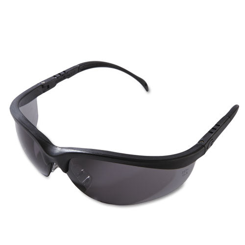 MCR™ Safety wholesale. Klondike Safety Glasses, Matte Black Frame, Gray Lens, 12-box. HSD Wholesale: Janitorial Supplies, Breakroom Supplies, Office Supplies.