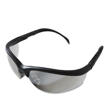 Load image into Gallery viewer, MCR™ Safety wholesale. Klondike Safety Glasses, Black Matte Frame, Clear Mirror Lens, 12-box. HSD Wholesale: Janitorial Supplies, Breakroom Supplies, Office Supplies.