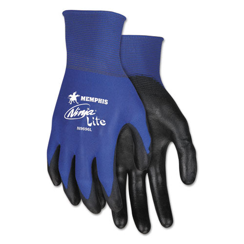 MCR™ Safety wholesale. Ultra Tech Tactile Dexterity Work Gloves, Blue-black, Large, 1 Dozen. HSD Wholesale: Janitorial Supplies, Breakroom Supplies, Office Supplies.