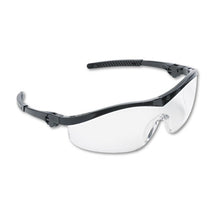 Load image into Gallery viewer, MCR™ Safety wholesale. Storm Wraparound Safety Glasses, Black Nylon Frame, Clear Lens, 12-box. HSD Wholesale: Janitorial Supplies, Breakroom Supplies, Office Supplies.