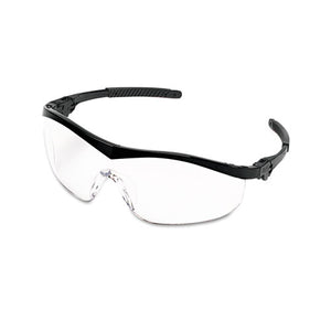 MCR™ Safety wholesale. Storm Wraparound Safety Glasses, Black Nylon Frame, Clear Lens, 12-box. HSD Wholesale: Janitorial Supplies, Breakroom Supplies, Office Supplies.