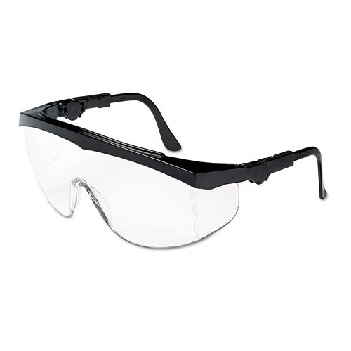 MCR™ Safety wholesale. Tomahawk Wraparound Safety Glasses, Black Nylon Frame, Clear Lens, 12-box. HSD Wholesale: Janitorial Supplies, Breakroom Supplies, Office Supplies.