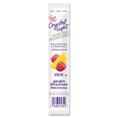 Crystal Light® wholesale. On The Go, Raspberry Lemonade, .16oz Packets, 30-box. HSD Wholesale: Janitorial Supplies, Breakroom Supplies, Office Supplies.
