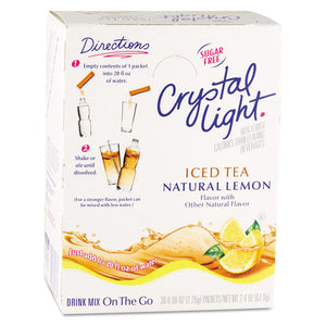 Crystal Light® wholesale. On The Go, Iced Tea, .16oz Packets, 30-box. HSD Wholesale: Janitorial Supplies, Breakroom Supplies, Office Supplies.