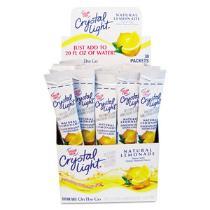 Crystal Light® wholesale. Flavored Drink Mix, Lemonade, 30 .17oz Packets-box. HSD Wholesale: Janitorial Supplies, Breakroom Supplies, Office Supplies.