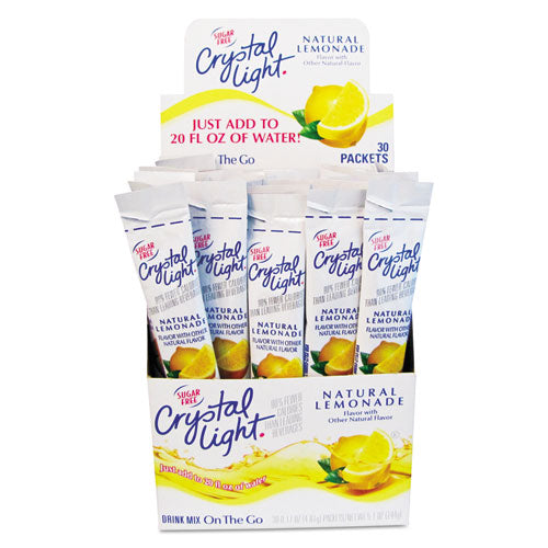 Crystal Light® wholesale. Flavored Drink Mix, Lemonade, 30 .17oz Packets-box. HSD Wholesale: Janitorial Supplies, Breakroom Supplies, Office Supplies.