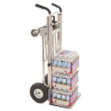 Load image into Gallery viewer, Cosco® wholesale. 3-in-1 Convertible Hand Truck, 800-1000lb Cap., 21.06 X 21.85 X 48.03, Aluminum. HSD Wholesale: Janitorial Supplies, Breakroom Supplies, Office Supplies.