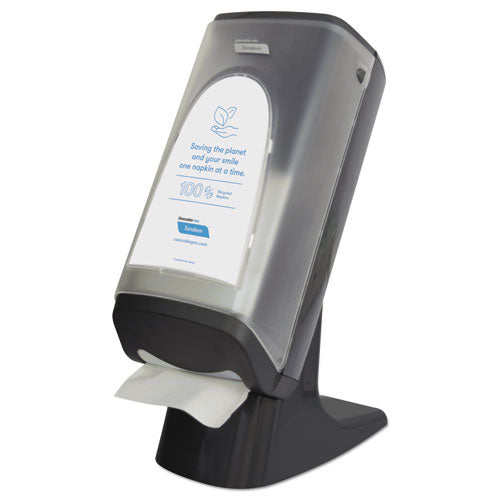Cascades PRO wholesale. Tandem Stand-wall Napkin Dispenser, 9.06 X 12.4 X 20.28, Gray. HSD Wholesale: Janitorial Supplies, Breakroom Supplies, Office Supplies.