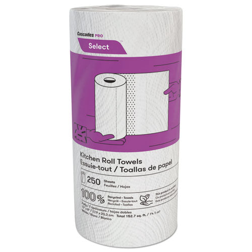 Cascades PRO wholesale. Select Kitchen Roll Towels, 2-ply, 8 X 11, 250-roll, 12-carton. HSD Wholesale: Janitorial Supplies, Breakroom Supplies, Office Supplies.