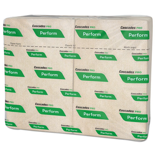 Cascades PRO wholesale. Perform Interfold Napkins, 1-ply, 6 1-2 X 4 1-4, Natural, 376-pk, 6016-carton. HSD Wholesale: Janitorial Supplies, Breakroom Supplies, Office Supplies.